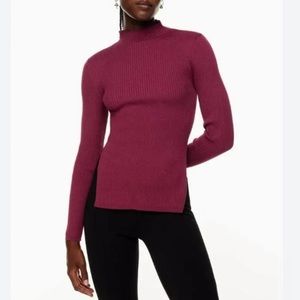 Aritzia Sculpt Knit Tie-Back Longsleeve